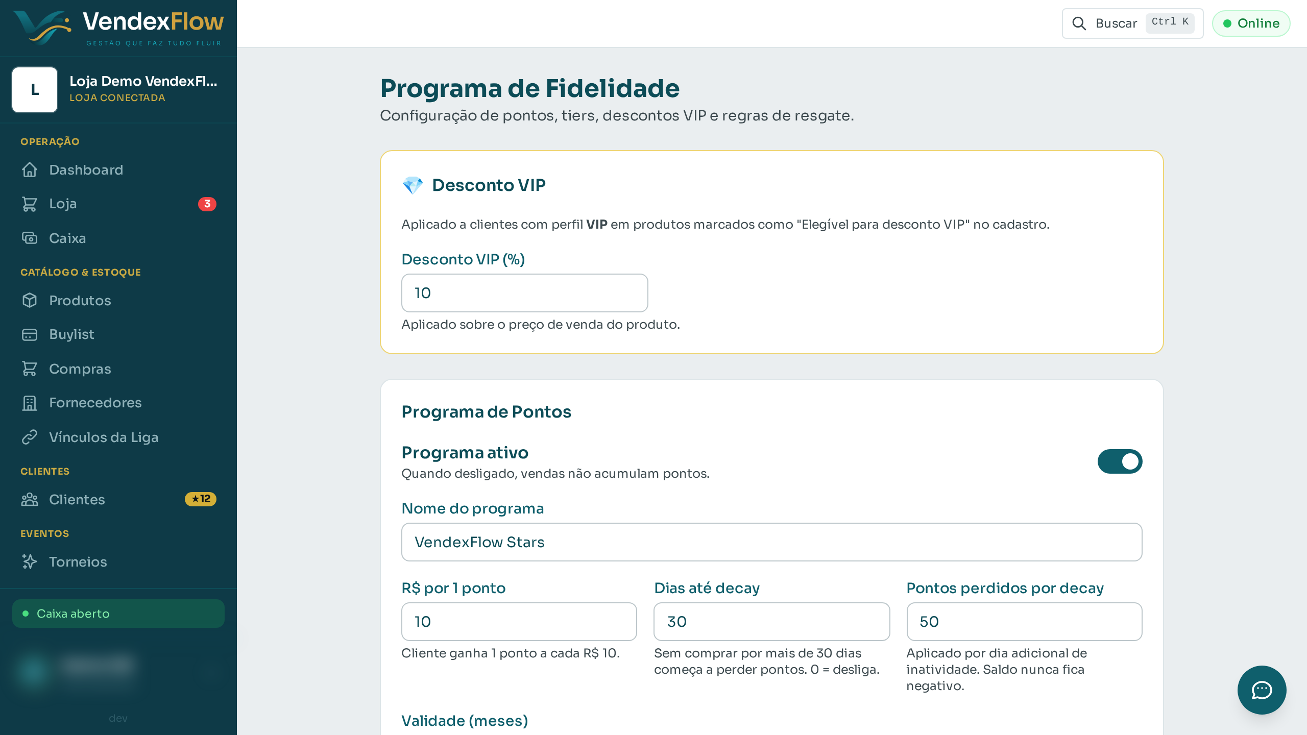 Prévia: Usar o preço VIP de singles
